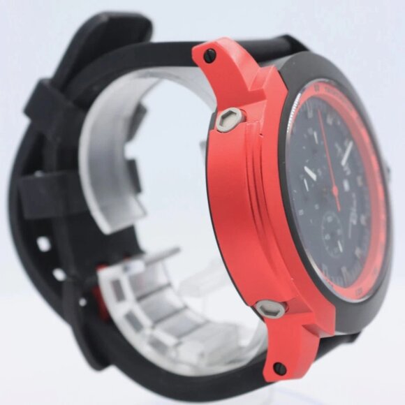 Ritmo Mundo 1101/4 RED Quantum II Men's Quartz Chronograph Wristwatch Steel - Picture 2 of 5